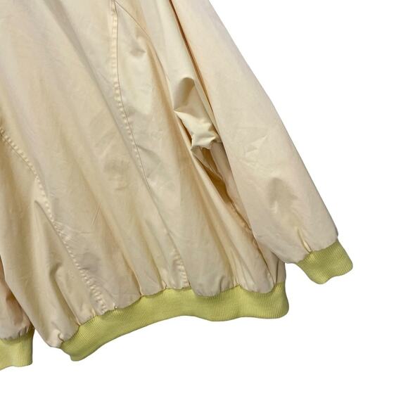 Vintage 1990s  Country Concepts Yellow Casual Zip Bomber Jacket 2XL - Picture 6 of 14